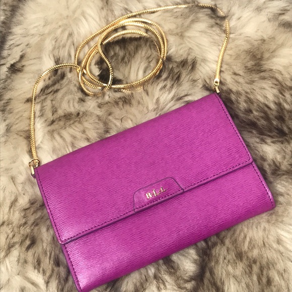 Ralph Lauren Purse with luxurious gold hardware - Picture 3 of 8